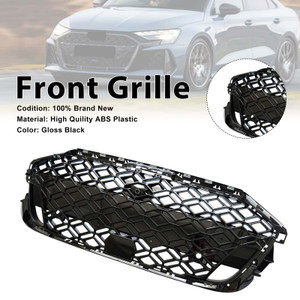 Front Bumper Honeycomb Mesh Grille Grill Fit Audi A3 8Y S?line 2025?2026