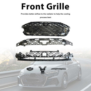 Front Bumper Honeycomb Mesh Grille Grill Fit Audi A3 8Y S?line 2025?2026