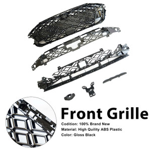 Front Bumper Honeycomb Mesh Grille Grill Fit Audi A3 8Y S?line 2025?2026