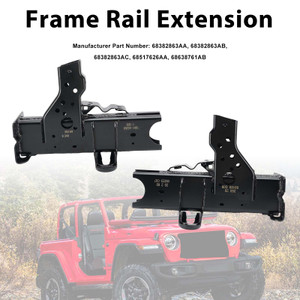 Front Left+Right Frame Horn Rail Fit Jeep JL Wrangler JT Gladiator 2018-2025