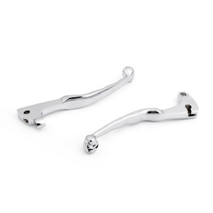 Skull Style Brake Clutch Levers Set Yamaha XV750 (1988-1997) Chrome