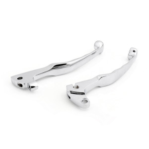Skull Style Brake Clutch Levers Set Yamaha XV750 (1988-1997) Chrome