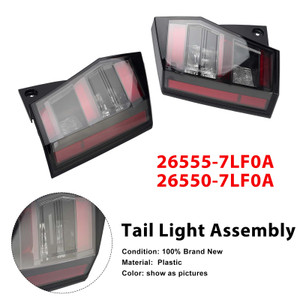 Outer Tail Light 26555-7LF0A 26550-7LF0A For Nissan Kicks 2025-2026