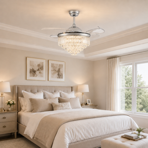 42" Crystal Ceiling Fan with Light