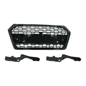 RSQ5-Style Front Honeycomb Mesh Grill Grille Fit Audi Q5 SQ5 2018-2020
