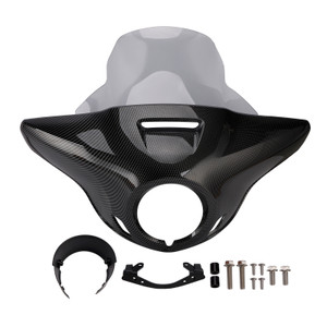 Windshield Headlight Fairing fit for CMX1100 Rebel 21-24 Simulated Carbon+Gray