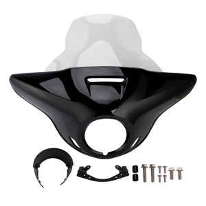 Windshield Headlight Fairing fit for CMX1100 Rebel 21-24 Gloss Black+Clear
