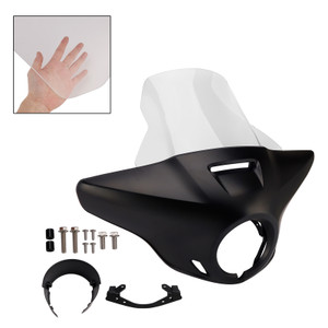 Windshield Headlight Fairing fit for CMX1100 Rebel 21-24 Matt Black+Clear