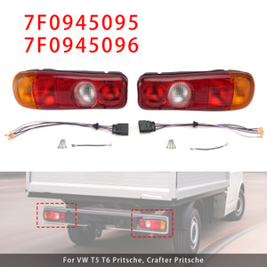 Pair Left+Right Rear Taillight 7F0945095 7F0945096 For VW T5 T6 Crafter
