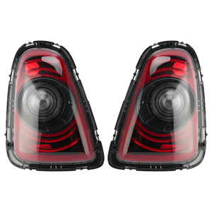 Rear Left+Right Tail Lamp Black Line Retrofit Kit For Mini R56 2010-2013