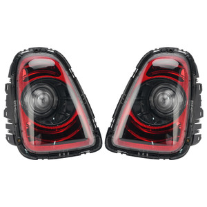 Rear Left+Right Tail Lamp Black Line Retrofit Kit For Mini R56 2010-2013