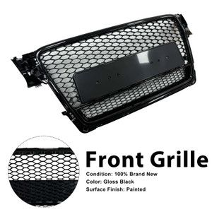 RS4?Style Honeycomb Sport Mesh Hex Grill Grille Fit Audi A4/S4 B8 2009?2012