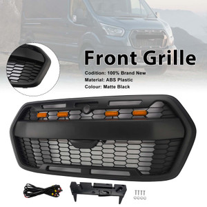 Front Bumper Grill 2467809 Fit Ford Transit MK8 Trail 2019-Onwards Raptor Style