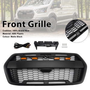 Front Bumper Grill 2467809 Fit Ford Transit MK8 Trail 2019-Onwards Raptor Style
