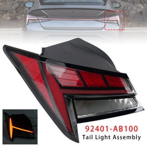 Left Outer Tail Light Brake Lamp Stoplight 92401-AB100 For Hyundai Elantra