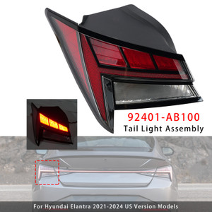 Left Outer Tail Light Brake Lamp Stoplight 92401-AB100 For Hyundai Elantra
