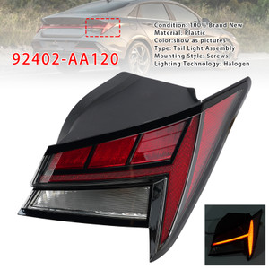 Right Outer Tail Light Brake Lamp Stoplight 92402-AA120 For Hyundai Elantra