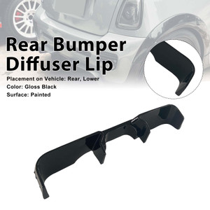 Gloss Black Rear Bumper Diffuser Lip Fit MINI COOPER JCW R55 R56 R57 2006-2013