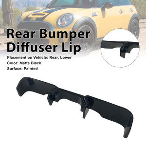 Gloss Black Rear Bumper Diffuser Lip Fit MINI COOPER JCW R55 R56 R57 2006-2013