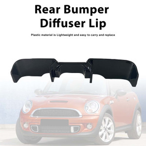 Gloss Black Rear Bumper Diffuser Lip Fit MINI COOPER JCW R55 R56 R57 2006-2013