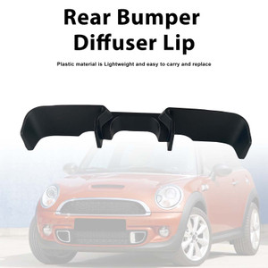 Matte Black Rear Bumper Diffuser Lip Fit MINI COOPER JCW R55 R56 R57 2006-2013