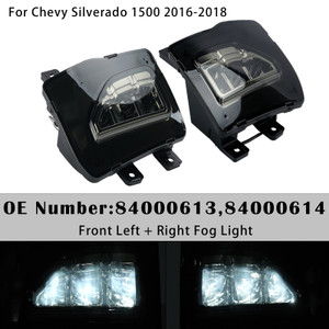 Front Fog Light 84000613 84000614 For Chevy Silverado 1500 2016?2018
