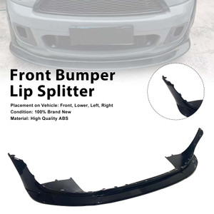 Black Front Bumper Spoiler Lip Splitter Fit MINI COOPER JCW R55 R56 2006-2013