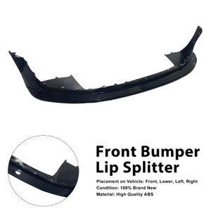 Black Front Bumper Spoiler Lip Splitter Fit MINI COOPER JCW R55 R56 2006-2013