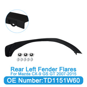 Rear Left Fender Flares TD1151W60 For Mazda CX-9 GS GT 2007-2015