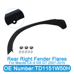 Rear Right Fender Flares TD1151W50H For Mazda CX-9 GS GT 2007-2015