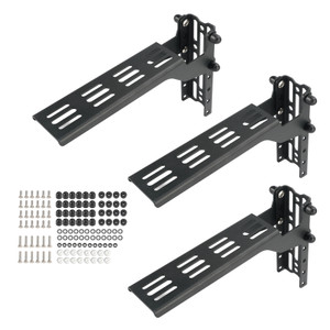 3 Pcs Heavy Duty L Awning Mounting Brackets for Car Roof Rack