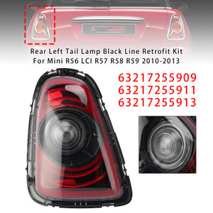 Rear Left Tail Lamp Black Line Retrofit Kit For Mini R56 2010-2013