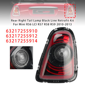 Rear Right Tail Lamp Black Line Retrofit Kit For Mini R56 2010-2013