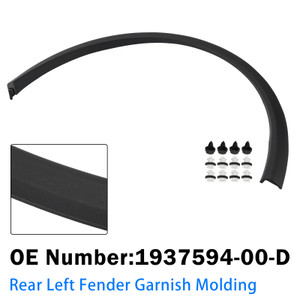 Rear Left Fender Garnish Molding 1937594-00-D For Tesla Model Y 2025-2026