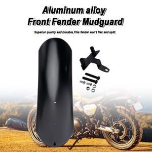 Extended Aluminum alloy Front Mudguard For Street Scrambler 900 2026-2027 Black