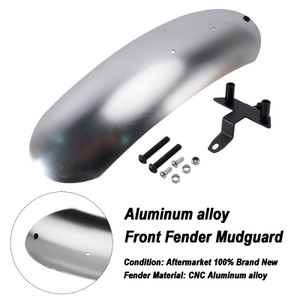 Extended Aluminum alloy Front Mudguard For Street Scrambler 900 2026-2027 Silver