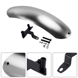 Extended Aluminum alloy Front Mudguard For Street Scrambler 900 2026-2027 Silver