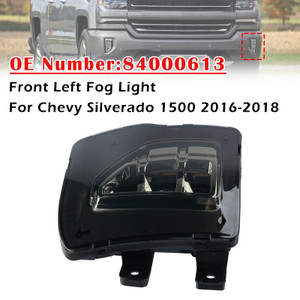Front Left Fog Light 84000613 For Chevy Silverado 1500 2016-2018