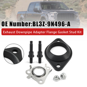 Exhaust Downpipe Adapter Flange Gasket Stud Kit For Ford Ecoboost 3.5L 2011-2021