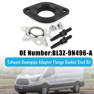 Exhaust Downpipe Adapter Flange Gasket Stud Kit For Ford Ecoboost 3.5L 2011-2021