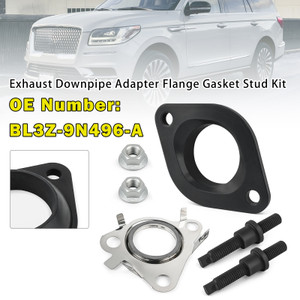 Exhaust Downpipe Adapter Flange Gasket Stud Kit For Ford Ecoboost 3.5L 2011-2021