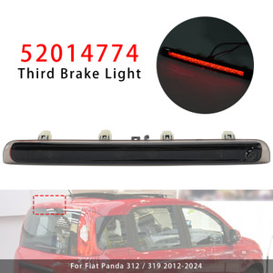 Third Brake Light Auxiliary Brake Lamp 52014774 For Fiat Panda 2012?2024 Black