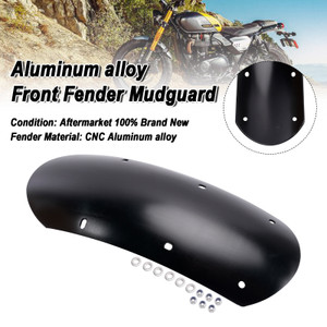 Aluminum alloy Front Mudguard For Street Scrambler 900 2026-2027 Black
