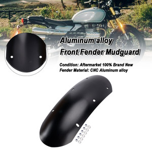 Aluminum alloy Front Mudguard For Street Scrambler 900 2026-2027 Black