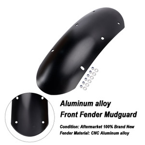 Aluminum alloy Front Mudguard For Street Scrambler 900 2026-2027 Black