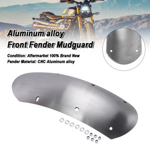 Aluminum alloy Front Mudguard For Street Scrambler 900 2026-2027 Silver