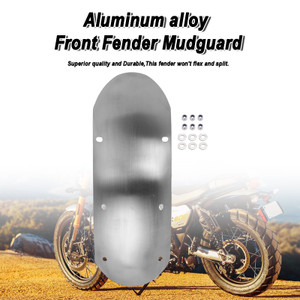 Aluminum alloy Front Mudguard For Street Scrambler 900 2026-2027 Silver