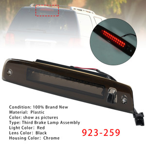 Third Brake Light High Mount 923-259 For Ford Expedition 2003-2016 Black