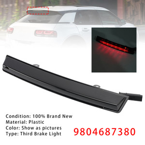 Third Brake Light 9804687380 For Citro?n Peugeot Black