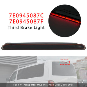 Rear High Level Third Brake Light Stop Lamp For VW Transporter 2016-2021 Black